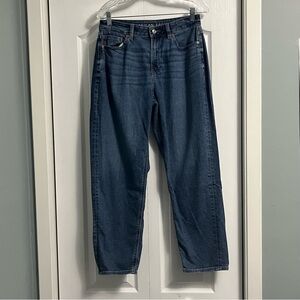 AMERICAN EAGLE MOM blue denim jeans high rise women’s size 4 regular